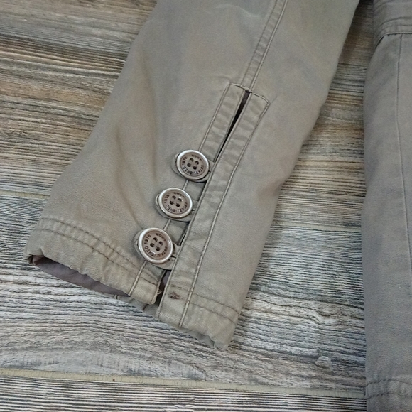 Roxy Quilt Lining Hooded Utility Jacket Coat - Picture 14 of 16